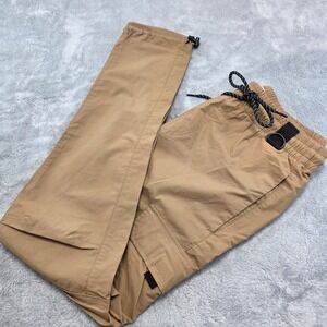 PacSun Mens Small Tan Cargo Utility Pants Drawstring Toggle Hem Hiker